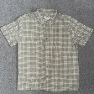 Marmot Men's Gray Plaid Button Down Shirt